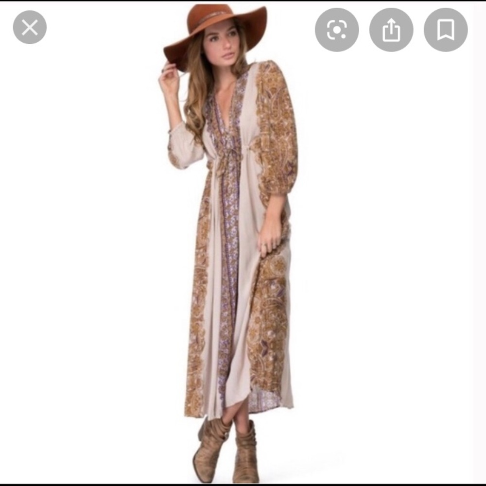 Free People Fable Midi Dress